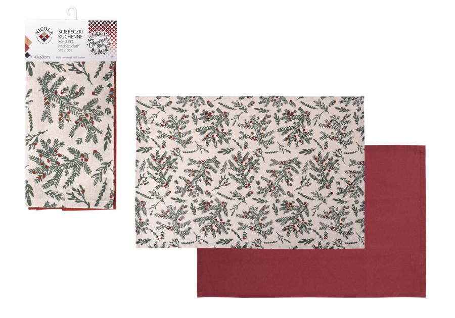 Zdjęcie: Ściereczki kuchenne 2 sztuki Christmas Style 62355 RAVI