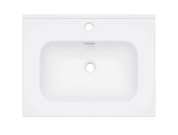 Zdjęcie: Umywalka ceramiczna wpuszczana z miejscem na baterię 60 cm DEANTE