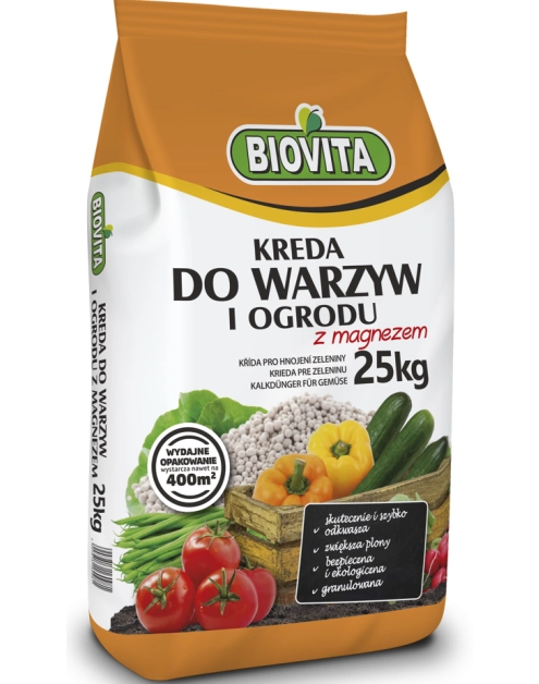 Zdjęcie: Kreda do warzyw i ogrodu 25kg BIOVITA