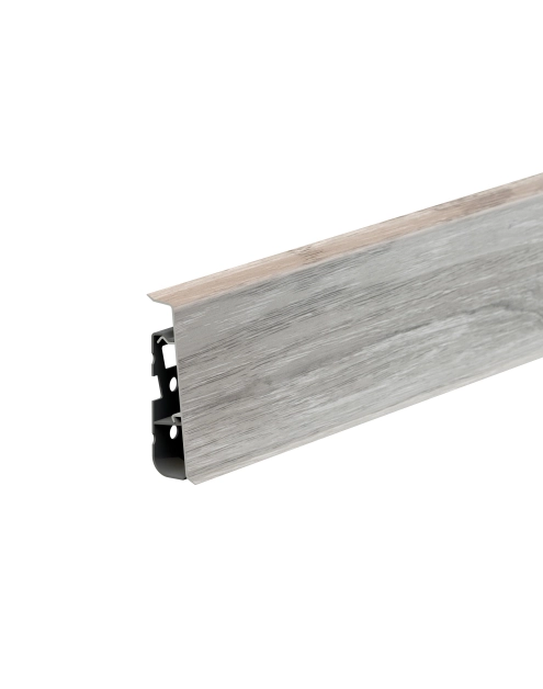 Zdjęcie: Listwa przypodłogowa PVC Hi Line Prestige 2,2x7,5 cm 2,50 m Islandia Mat CEZAR