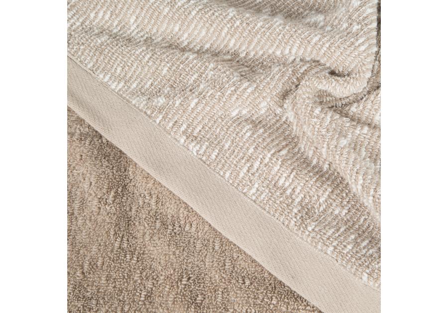 Zdjęcie: Komplet 2 szt. ręczników Tamina 50x90, 70x140 cm beżowo-brązowe EUROFIRANY