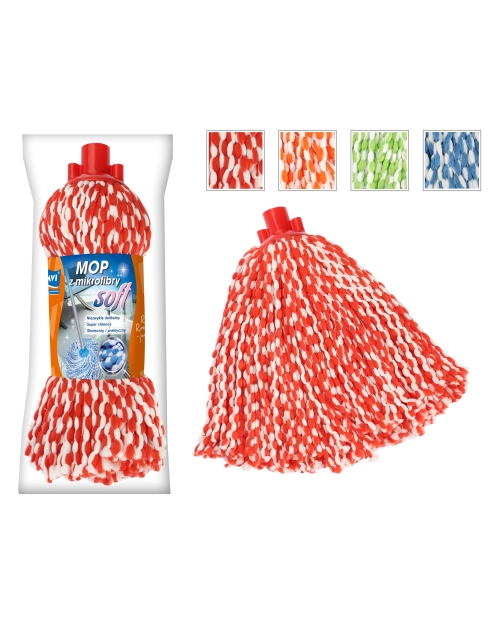Zdjęcie: Mop z mikrofibry Soft RAVI