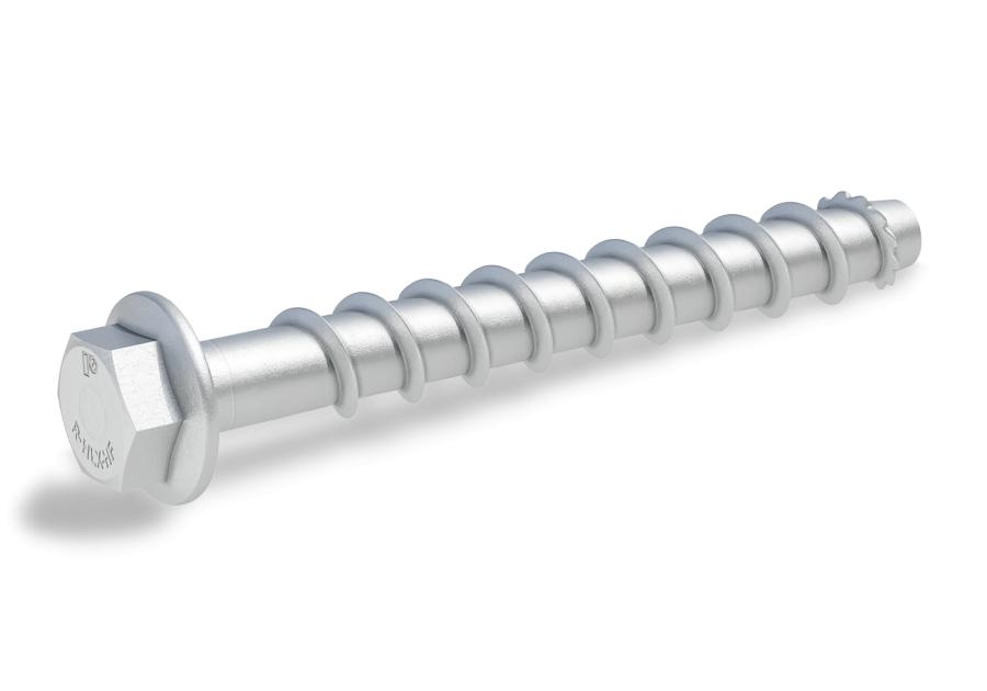 Zdjęcie: Wkręt do betonu w ocynku płatkowym z łbem heksagonalnym R-HLX-HF-ZF 8/10.4x130 mm RAWLPLUG