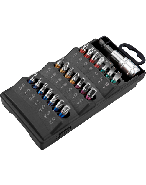 Zdjęcie: Końcówki wkrętakowe, zestaw 22 sztuk GRAPHITE