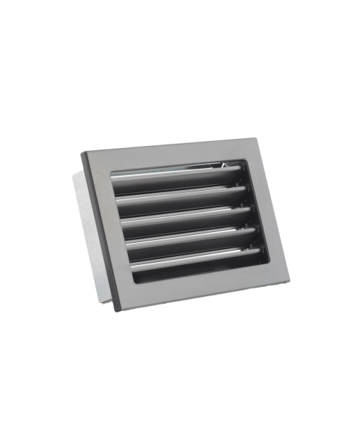 Zdjęcie: Kratka Ventlab KRVZS190x170-ML.CZ z żaluzją stałą czarna DARCO