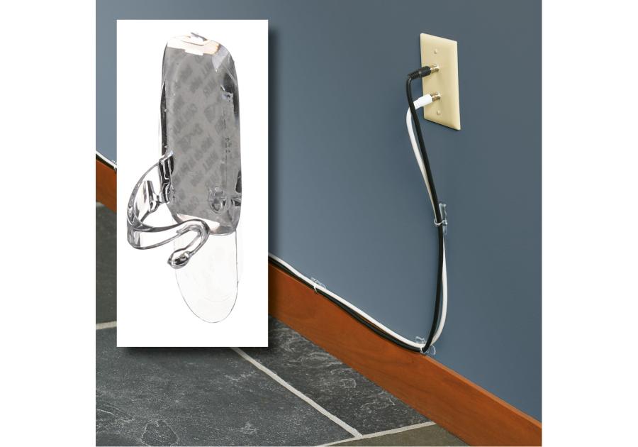 Zdjęcie: Uchwyt do kabli bezbarwny 4 szt. COMMAND