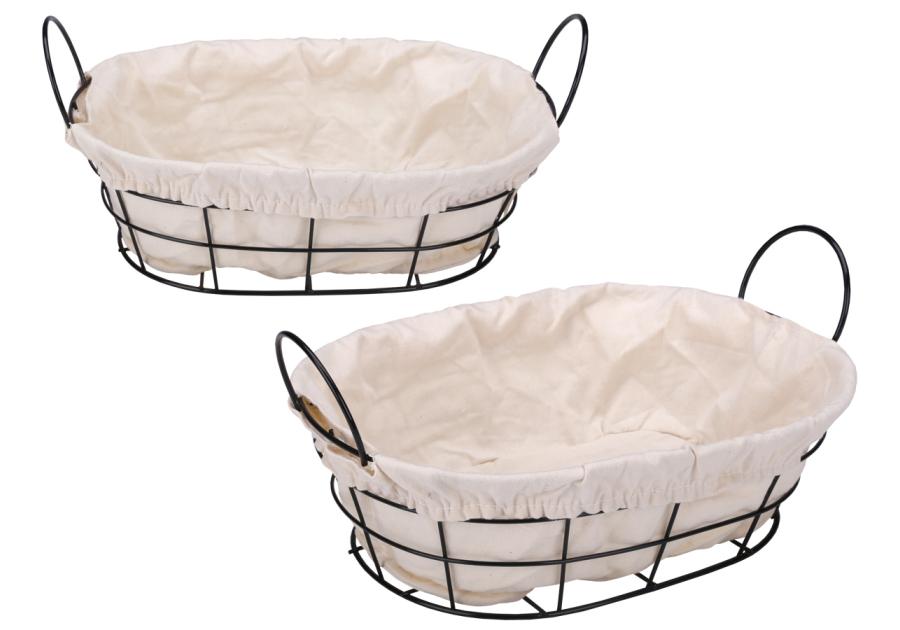 Zdjęcie: Koszyk na pieczywo owalny 28,5x22,5x9 cm 61657 RAVI