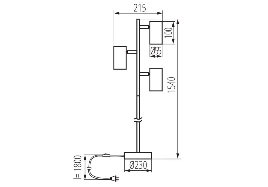 Zdjęcie: Oprawa oświetleniowa Evalo FL W-SR KANLUX