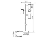 Zdjęcie: Oprawa oświetleniowa Evalo FL W-SR KANLUX