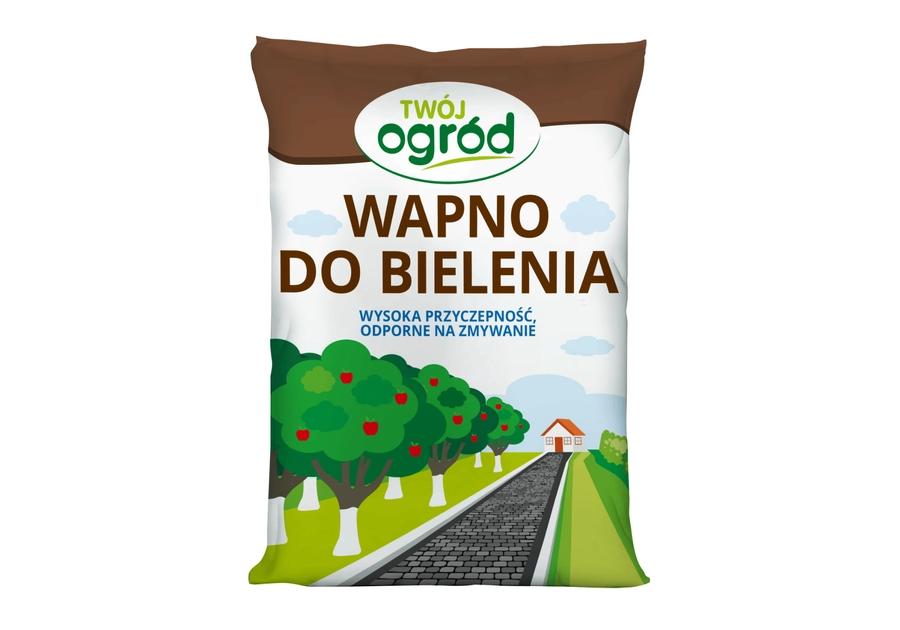 Zdjęcie: Wapno do bielenia drzew i krzewów 1 kg TWÓJ OGRÓD