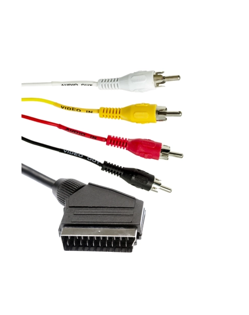 Zdjęcie: Kabel EURO 21 pin-4 x CHINCH, 1,5 m BMEN05 DPM SOLID