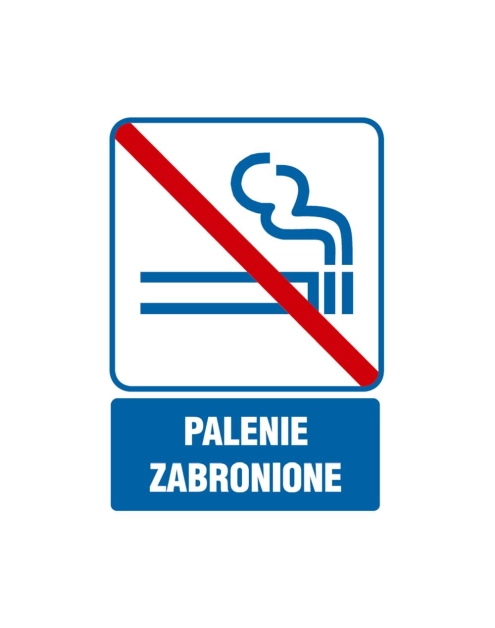 Zdjęcie: Oznaczenie "Palenie zabronione" 14,8x21 cm folia METRO