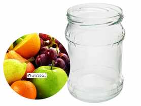 Słoik na owoce 0,54 L - 4 szt. DOMOWA SPIŻARNIA
