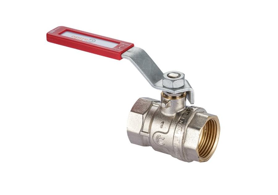 Zdjęcie: Zawór kulowy S30 z rączką, z okienkiem W/W 1 1/2", PN30 CALIDO