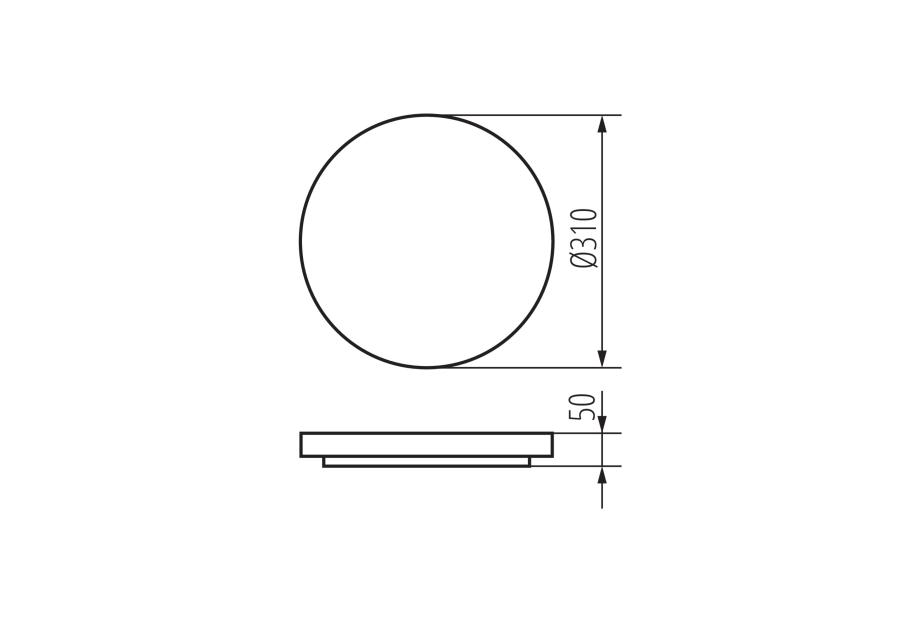 Zdjęcie: Plafoniera LED KB Plafon 01 17 W KINGBERRY