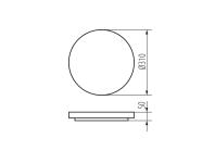 Zdjęcie: Plafoniera LED KB Plafon 01 17 W KINGBERRY