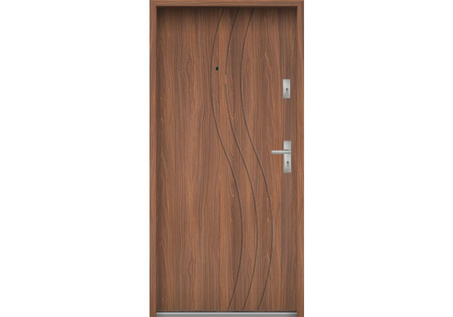 Zdjęcie: Drzwi wejściowe do mieszkań Bastion N-07 Akacja 90 cm lewe OSP KR CENTER