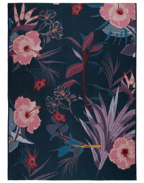 Zdjęcie: Dywan Jungle 80x160 cm kwiaty pomarańczowo-czarne MULTI-DECOR