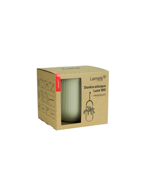 Zdjęcie: Donica wisząca Luca 180 jumper recycled, antracyt LAMELA