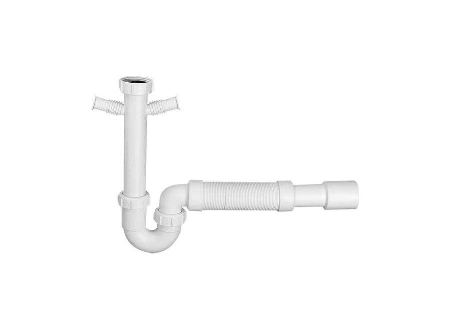 Zdjęcie: Syfon zlewozmywakowy rurowy 1.1/2 x50 mm MCALPINE