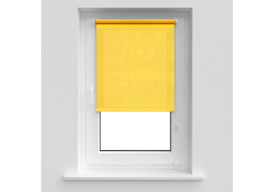 Zdjęcie: Roleta Mini Classic 76x230 cm żółty DECODESIGN