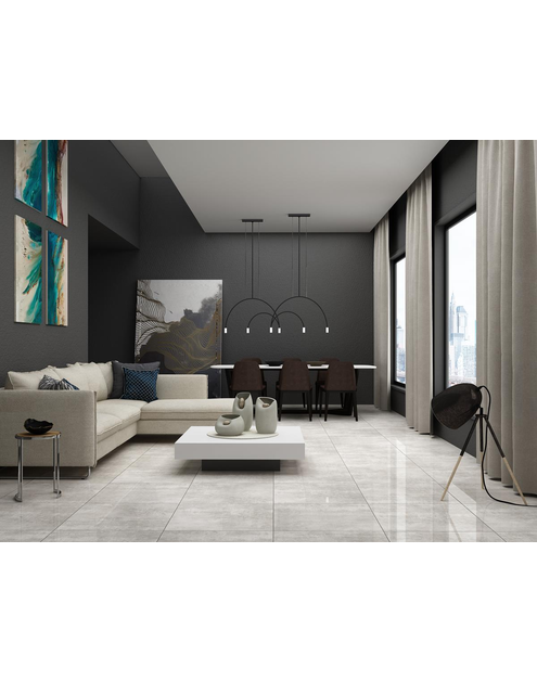 Zdjęcie: Płytki podłogowe Cemento Siena dark grey matt 60x60 cm NETTO