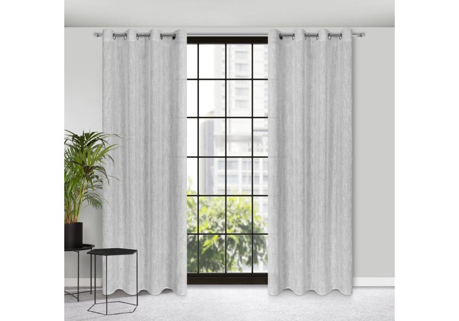 Zdjęcie: Zasłona gotowa Agnes 140x250 cm popielaty EUROFIRANY