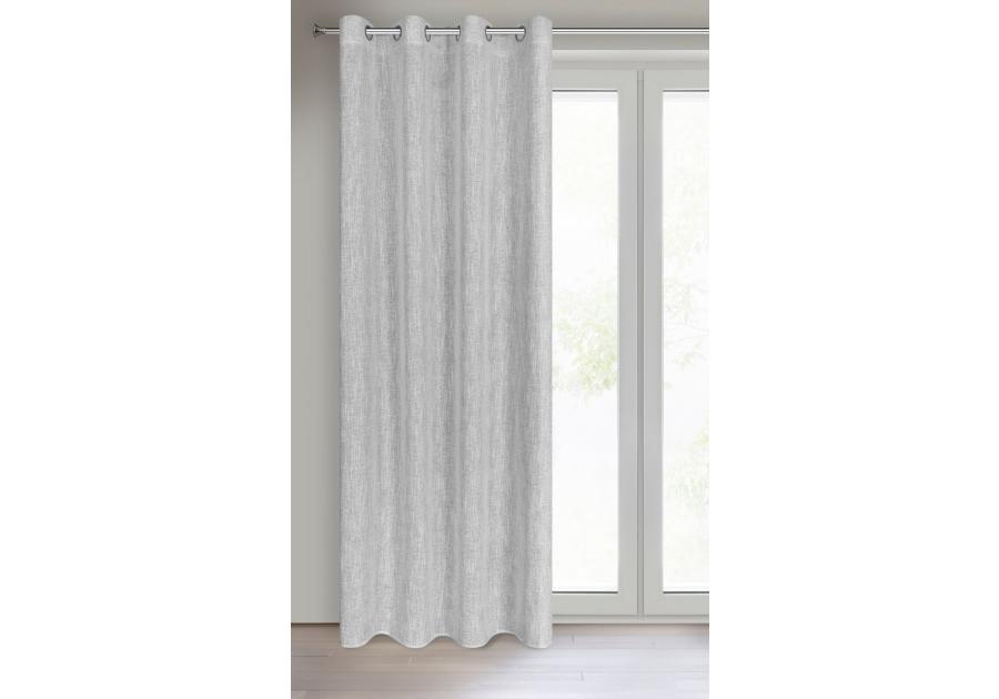 Zdjęcie: Zasłona gotowa Agnes 140x250 cm popielaty EUROFIRANY
