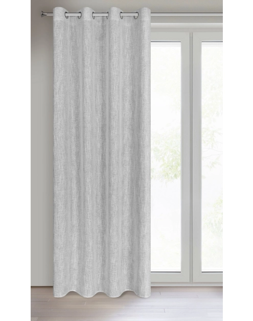 Zdjęcie: Zasłona gotowa Agnes 140x250 cm popielaty EUROFIRANY