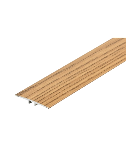 Zdjęcie: Listwa ochronna AL wcisk płaski 35 mm 5w1 klejona L= 0,93 m Dąb okleina mat CEZAR