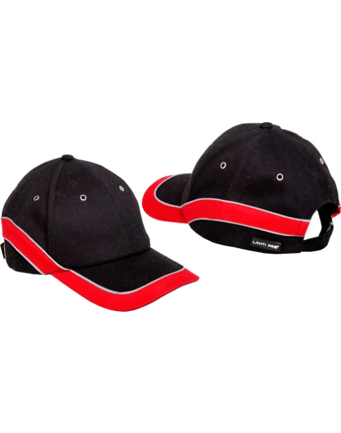 Zdjęcie: Czapki z daszkiem czarno-czerwone LAHTI PRO