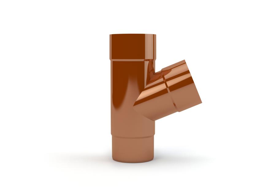 Zdjęcie: Trójnik rury spustowej 110/63 mm miedziany Magnat GAMRAT