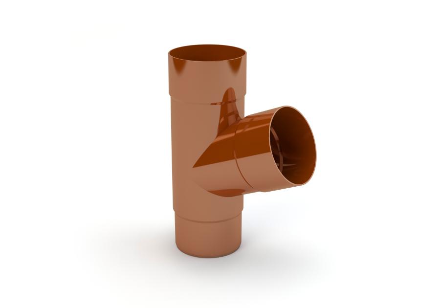 Zdjęcie: Trójnik rury spustowej 110/63 mm miedziany Magnat GAMRAT