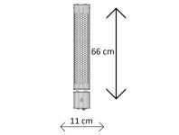 Zdjęcie: Promiennik grzejnik tarasowy Pluton elektryczny strebrny 4IQ