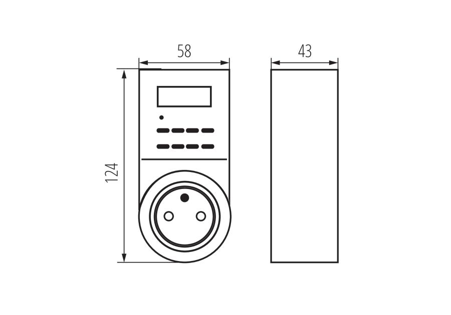 Zdjęcie: Programator elektroniczny Cyber TM-6 KANLUX