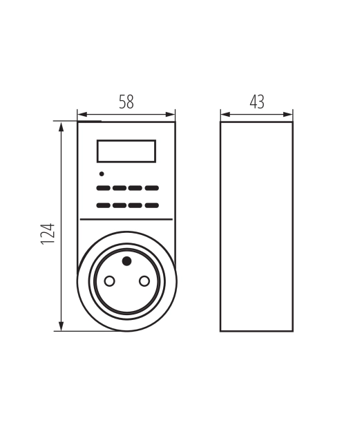 Zdjęcie: Programator elektroniczny Cyber TM-6 KANLUX