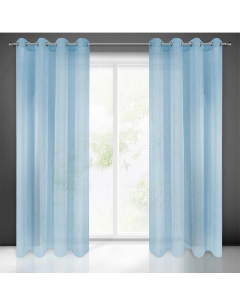 Zdjęcie: Firana gotowa Rebecca 140x250 cm niebieski EUROFIRANY