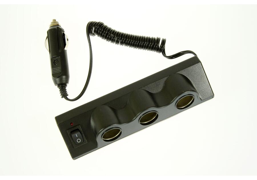 Zdjęcie: Potrójny rozgałęziacz do wtyczki zapalniczki BOTTARI