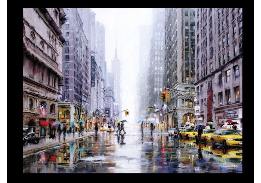 Zdjęcie: Obraz Canvas 85x113 cm St548 Yellow Taxi STYLER