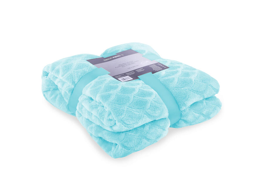 Zdjęcie: Koc Sardi turq 150x200 cm DECOKING