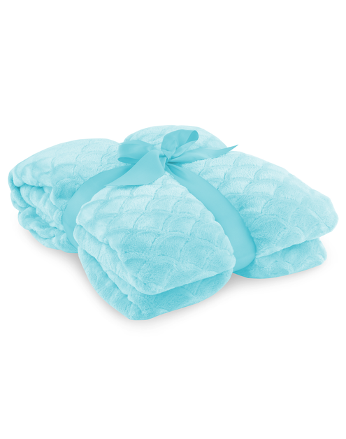 Zdjęcie: Koc Sardi turq 150x200 cm DECOKING