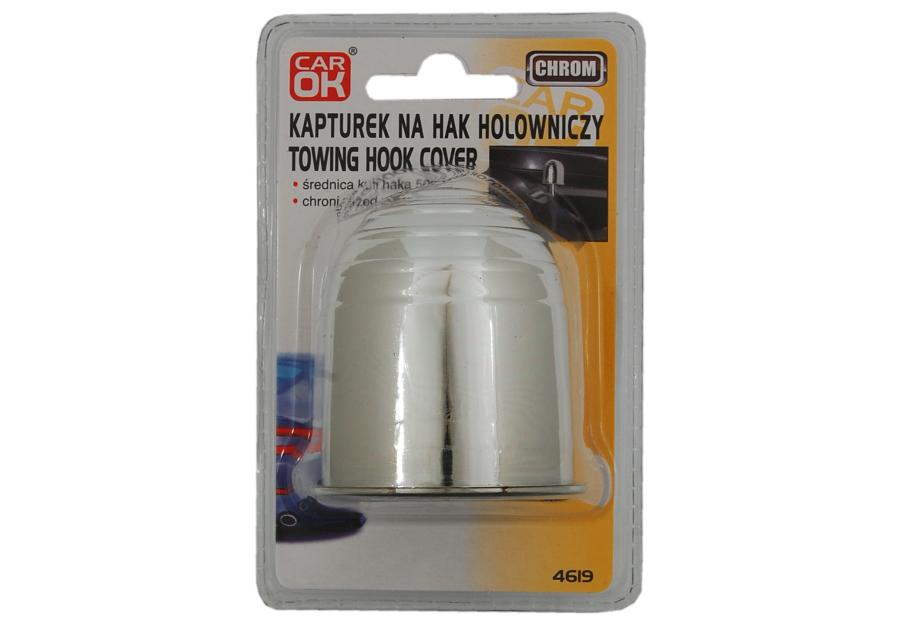 Zdjęcie: Kapturek na hak holowniczy 50 mm chrom CAR OK
