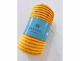 Koc casual żółty 150x200 cm CHIC HOME