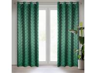 Zdjęcie: Zasłona gotowa D91 Poli 140 x 250 cm zielony EUROFIRANY