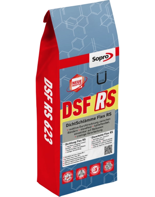 Zdjęcie: Zaprawa uszczelniająca szybkowiążąca jednoskładnikowa DSF RS 623 20 kg SOPRO