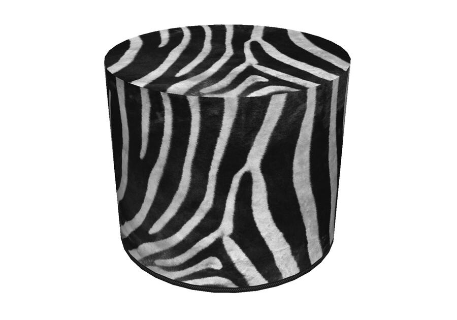 Zdjęcie: Pufa dekoracyjna Zebra 40x40 cm BERTONI