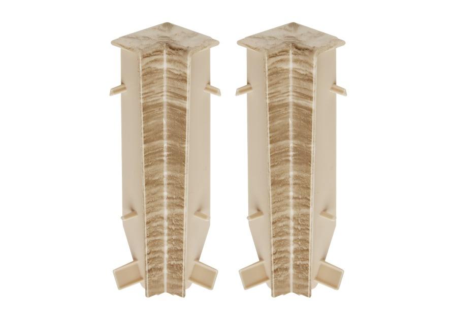 Zdjęcie: Zakończenia do listwy przypodłogowej Masterline narożnik wew. Cezar 1 kpl. 2 szt. Copper wood Mat