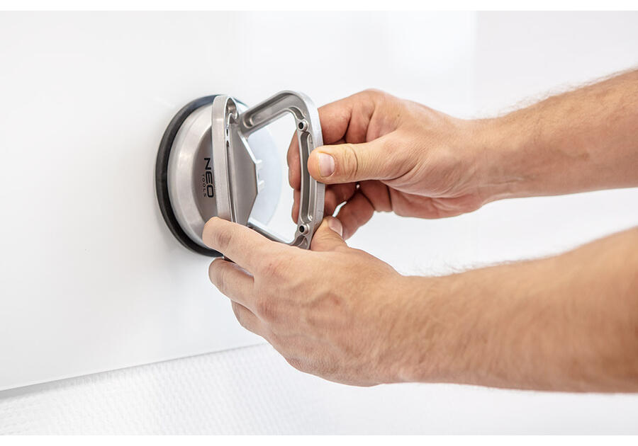 Zdjęcie: Przyssawka do szyb aluminiowa, pojedyncza, 50 kg NEO