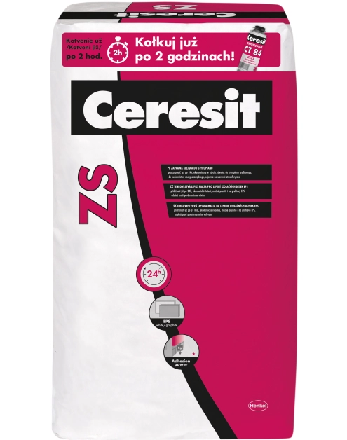 Zdjęcie: Zaprawa klejąca do styropianu ZS 25 kg CERESIT