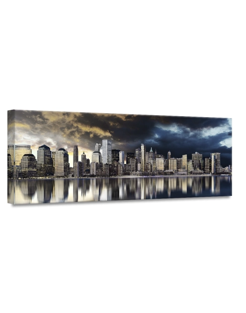 Zdjęcie: Obraz Canvas Silver1 60x150x2,8 cm Ex513 Gold City STYLER